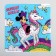 Diamond mosaic on a box, 14x14 cm, Minnie Mouse and unicorn