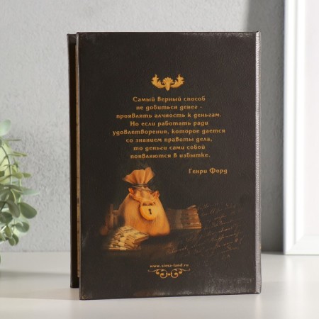 Safe-book "Revenues and superior" 22x16x7 cm-4