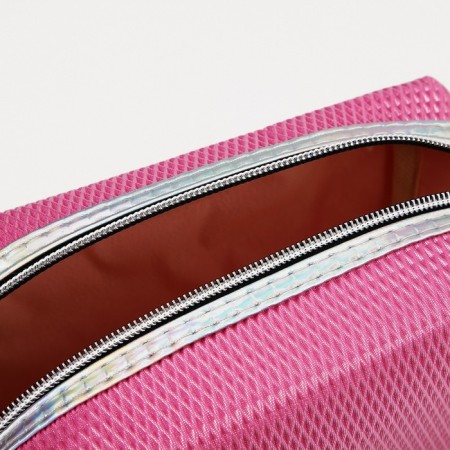 Lightning cosmetic bag, raspberry color-2