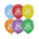 Latex ball 12 “Figure 8”, pastel, 2-sided, set 10 pcs., Mix