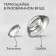 Thermal-haired mini of polycarbonate, d = 30 mm, UV protection, transparent, set of 50 pcs.