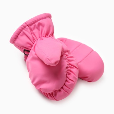 Winter children's mittens minku, bright pink color, 15cm-3