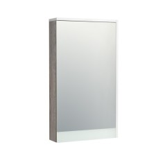 Aquaton Emma wardrobe, white color, oak navarra