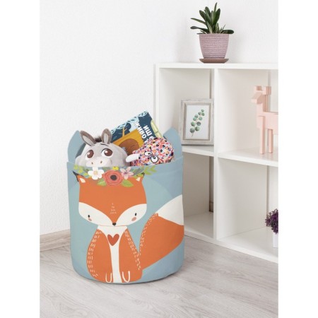 Basket for toys "Modest Fox, size 35x35 cm