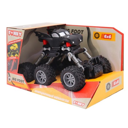 Inertial Funky Toys “SUV” machine, black color-2