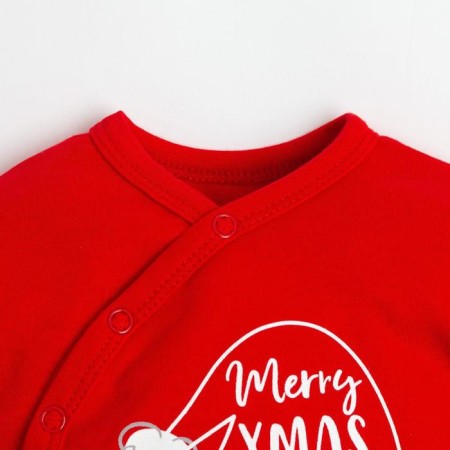 Combineson crumb I "Happy Winter 2", height 80-86 cm, red-4