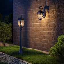 Landscape lamp Outdoor O414FL-01BZ1, 1x60W, 15x15x113 cm, E27, Antik bronze color