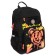 School backpack, 40 x 25 x 13 cm, Grizzly, ergonomic back, laptop department, black