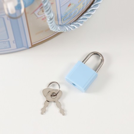 Piggy bank Metal with a lock "Sweets" mix 13x12.5x12 cm-6