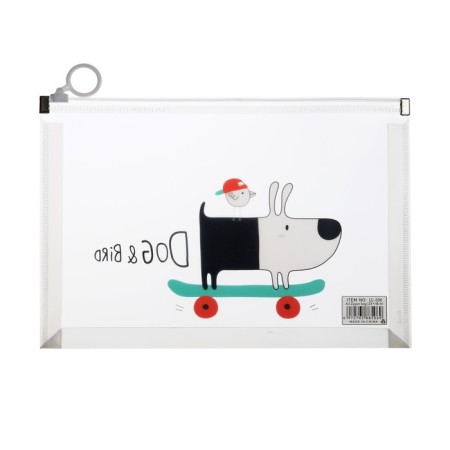 Lightning folder A5 format, 180MKR, with a drawing "Beasts on a skateboard and snowboarding", mix-6
