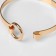 Bracelet Metal "Athena" ring, color gold