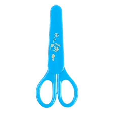 Scissors 13.5 cm, in a plastic case, mix-1