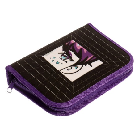 Penal 1 section 140 x 210 x 40 mm, folding pocket and cosmetic bag, fabric, calligrata top content "view"-1
