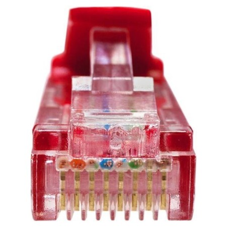 Suprlan 10-0153 UTP RJ-45 patch cord.-Vilka RJ-45 Kat. 5e 2m Red LSZH 24Awg-1