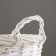 A set of baskets of 3 pcs, d39xh26 cm, d33xh23 cm, d27xh20 cm, white, willow