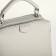 Women's bag with lightning, textura, average size, color gray
