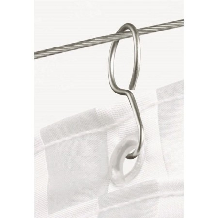 Hooks for cable, color chromium 16pcs-2