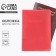 Cover for passport, PVC, shade cardinal