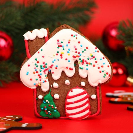 Honey cookies "Winter MIX-3" in assortment, 60 g-11