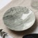 Ceramic plate "Stone", 20 x 5.5 cm, 600 ml, gray color