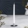 Circle Circle Circle for one candle, 7x3 cm, chrome