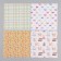 A set of scrapbooking paper 12 sheets 12 designs "Funny cats" 160 grams 15.2x15.2 cm