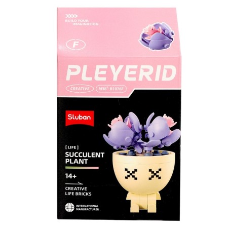 Designer "Flowers in a pot", 6 species, mix-7