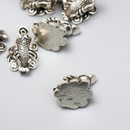 Souvenir wallet metal "Cash toad" 1.5x1.2 cm-1