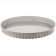 Serving tray Guzzini Tiffany, D = 35.6 cm, gray-beige color