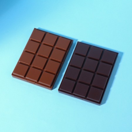 Folding mirror "Chocolate miracle", with a comb, 8.5 × 6 cm, color mix-3