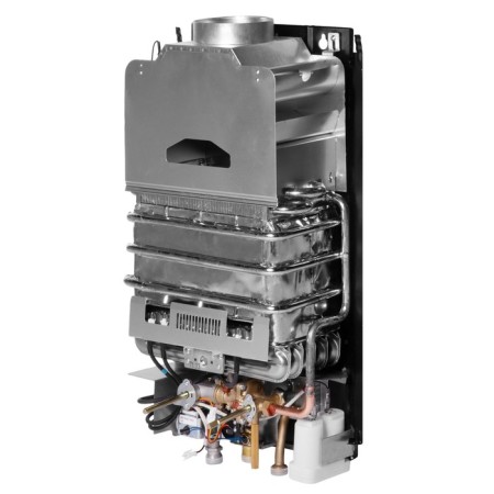 Gas column Ballu Gwh 10 Fiery Glass Carbon, 20 kW, wall, black-11