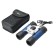 Binoculars VEBER SPORT New BN, 12 × 25, blue / silver color