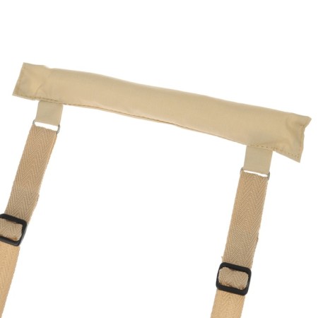 Reins No. 3, wide, peas, brown color-8