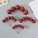 Decor for creativity "Balls" d = 2; 3; 3.5 and 4 cm set 20 pcs, Bordeaux