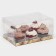 Box for Capcake "Marble", 23 x 16 x 11.5 cm, New Year
