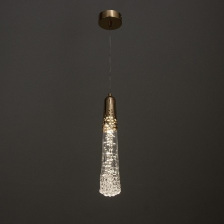 Lamp Bayerlux "Sharon" LED 10W gold 8.5x8.5x40-150 cm-4
