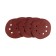A circle of abrasive grinding under the "Velcro" tundra, perforated, 150 mm, p320, 5 pcs.