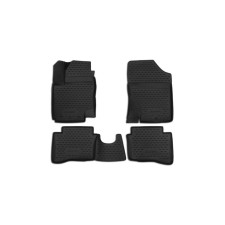 3D mats in the Hyundai I20 Salon 2009-2016 4 pcs. (polyurethane)