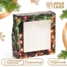 Folding box with the window 