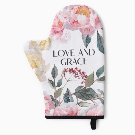 Gift set "Love and Grace" towel, mittens-spot, kitchen, corolla, sponge-7