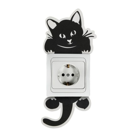 Wall decor, sticker on the switch "Cat", 14 x 10 cm, set 3 pcs-2
