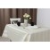 Oilcloth polyline "Tatro", 140 cm, roll 15 pog.m, white color
