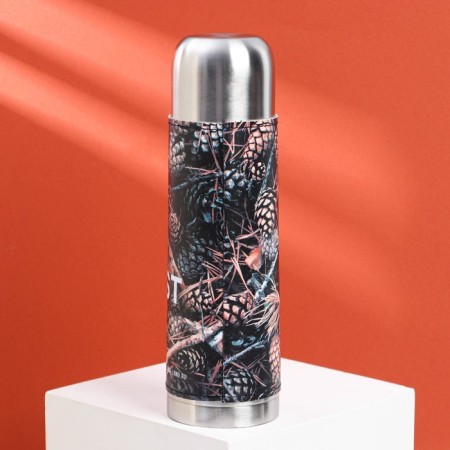 Thermos "cones" in Kozhzam, Mode Forrest, 750 ml, heat conservation 16-18 hours-2