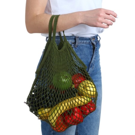 ALOSKA 37 x 20 cm, handle 12 cm, cell 1.5 cm, green-2