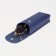 Case for glasses on the button, the color is blue