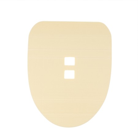 Silent toilet seat, 38 × 44 cm, with a lid, economy, polystyrene foam-6