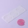 Spiral chocolate form, silicone, 3 cells, 24.5 × 9 × 0.3 cm, color transparent color
