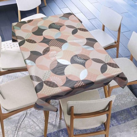Camelia oilcloth 140 cm, roll 20 m, drawing "Mattina Pink"-3