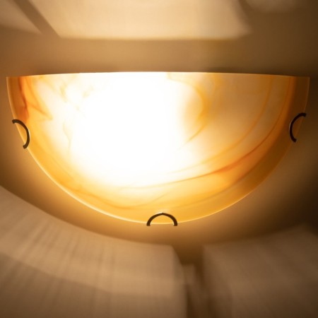 Dune lamp "Flavi" 1 lamp E27 40W brown-2