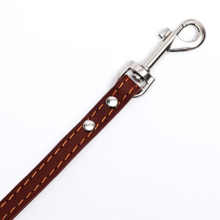 Leather leather single -layer, driven, 1.47 m x 1.2 cm, brown-3